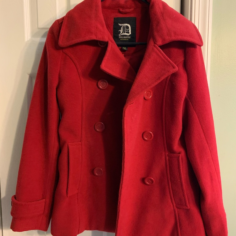 DollHouse red dress coat